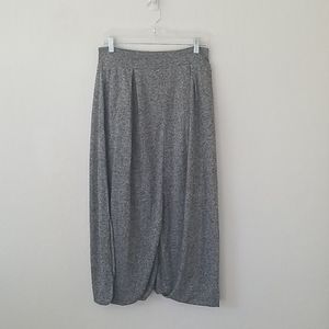 Sweaty Betty gray linen blend Harem Skirt Pants